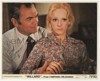 1h345 ERNEST BORGNINE signed 8x10 mini LC #6 1971 close up with Sondra Locke in Willard!