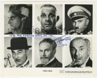 1h577 FRITZ FELD signed 8x10 publicity still 1979 portraits of him in six different costumes!