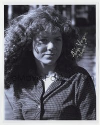 1h904 GIGI VORGAN signed 8x10 REPRO still 1980s c/u in button down shirt as Brooke in Jaws 2!