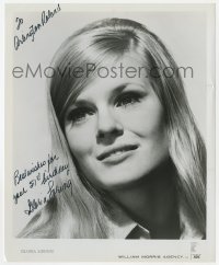 1h581 GLORIA LORING signed 8x10 publicity still 1980s great portrait of the pretty singer!