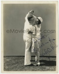 1h375 JACK OAKIE signed 8x10.25 still 1929 dancing with pretty Helen Kane in Sweetie by Otto Dyar!