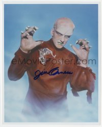 1h777 JAMES ARNESS signed color 8x10 REPRO still 1990s portrait as The Thing from Another World!