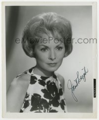 1h383 JANET LEIGH signed 8.25x10 still 1963 portrait in sleeveless floral dress from Wives & Lovers!