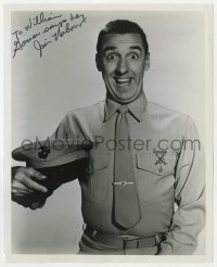 1h394 JIM NABORS signed TV 8x10 still 1960s best portrait in uniform from Gomer Pyle U.S.M.C.!