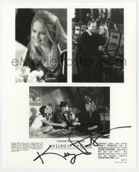 1h413 KELLY PRESTON signed 8x10 still 1999 with Kevin Costner in For Love of the Game!