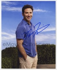 1h807 MARK FEUERSTEIN signed color 8x10 REPRO still 2000s Dr. Hank Lawson from TV's Royal Pains!