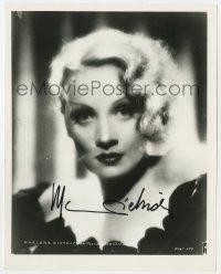 1h949 MARLENE DIETRICH signed 8x10 REPRO still 1980s sexy Paramount publicity portrait!