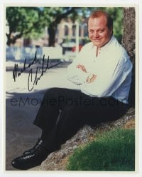 1h811 MICHAEL CHIKLIS signed color 8x10 REPRO still 2000s smiling portrait of the Shield star!