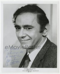 1h451 MICHAEL CONSTANTINE signed TV 8x10 still 1970s as Principal Seymour Kaufman in Room 222!