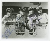 1h957 MISTER ROBERTS signed 8x9.75 REPRO still 1955 by Henry Fonda, James Cagney AND Jack Lemmon!