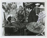 1h461 NIGHT GALLERY signed TV 8.25x10 still 1972 by BOTH Harry Guardino AND Julie Adams!