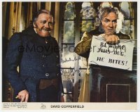 1h269 RICHARD ATTENBOROUGH signed color 8x10 still 1969 c/u as Mr. Tungay in David Copperfield!