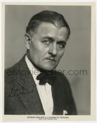 1h483 RICHARD BENNETT signed 8x10.25 still 1930s portrait of the father of Constance & Joan Bennett!