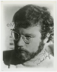 1h973 RICHARD DREYFUSS signed 8x10 REPRO still 1980s portrait with glasses & beard from Jaws!