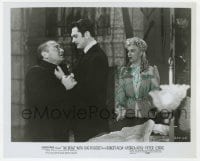 1h975 ROBERT ALDA signed 8.25x10 REPRO still 1980s threatening Peter Lorre in Man with Five Fingers!