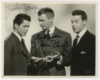 1h503 ROPE signed 8.25x10.25 still 1948 by BOTH James Stewart AND Farley Granger, Hitchcock classic!