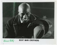 1h629 SCATMAN CROTHERS signed 8x10 publicity still 1980 great smiling close up from Bronco Billy!