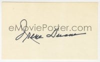 1h685 IRENE DUNNE signed 3x5 index card 1980s it can be framed & displayed with a repro!