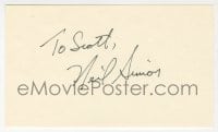 1h713 NEIL SIMON signed 3x5 index card 1980s it can be framed & displayed with a repro!