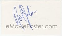 1h721 RAUL JULIA signed 3x5 index card 1980s can be framed & displayed with a repro still!