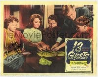1h079 13 GHOSTS signed 11x14 REPRO LC 1960 by BOTH Charles Herbert AND Martin Milner!