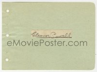 1h093 ELEANOR POWELL signed 5x6 cut album page 1930s can be framed with included sheet music!