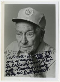1h252 WILLIAM DEMAREST signed 5x7 photo 1980 complaining about old age, kick him right in the ass!