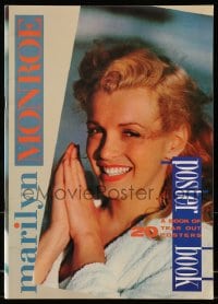 1j331 MARILYN MONROE POSTER BOOK softcover book 1986 full-page color images with some nudity!