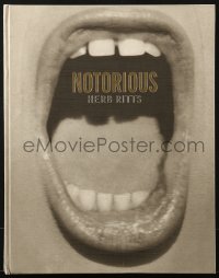 1j320 NOTORIOUS signed hardcover book 1992 by author/photographer Herb Ritts, full-page images!
