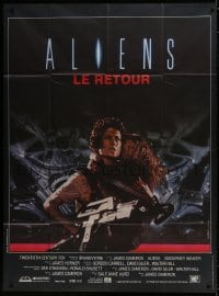 1j485 ALIENS French 1p 1986 James Cameron, there are some places in the universe you don't go alone!