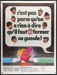 1j549 C'EST PAS PARCE QU'ON A RIEN French 1p 1975 Bernard Blier, Serrault, Jean-Claude Labret art!