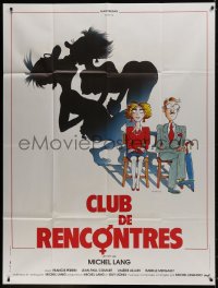 1j561 CLUB DE RENCONTRES French 1p 1987 Francis Perrin, Jean-Paul Comart, Guerrier cartoon art!