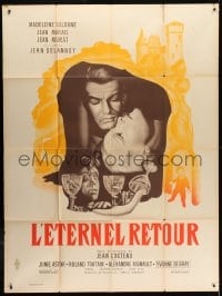 1j635 ETERNAL RETURN French 1p R1960s Jean Cocteau & Delannoy's L'eternel retour, Marais, Murat