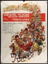 1j672 FUNNY THING HAPPENED ON THE WAY TO THE FORUM French 1p 1967 great Jack Davis art of cast!