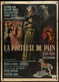 1j752 BREAD PEDDLER French 1p 1963 Suzanne Flon, La Porteuse de Pain by Maurice Cloche!