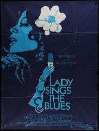 1j756 LADY SINGS THE BLUES French 1p 1973 wonderful art of Diana Ross as singer Billie Holiday