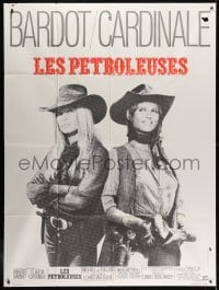 1j774 LEGEND OF FRENCHIE KING French 1p 1971 sexy cowgirls Claudia Cardinale & Brigitte Bardot!