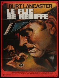 1j809 MIDNIGHT MAN French 1p 1974 different art of Burt Lancaster over naked murder victim, rare!