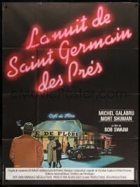 1j832 NIGHT OF SAINT GERMAIN DES PRES French 1p 1977 directed by Bob Swaim, cool Milet art!