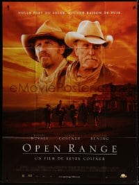 1j841 OPEN RANGE French 1p 2004 great image of star/director Kevin Costner & Robert Duvall!