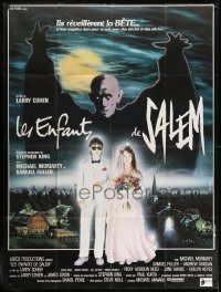 1j882 RETURN TO SALEM'S LOT French 1p 1988 Larry Cohen, art of vampire over bride & groom, rare!