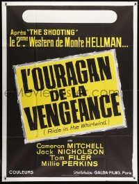 1j884 RIDE IN THE WHIRLWIND French 1p 1968 Monte Hellman's western after The Shooting!
