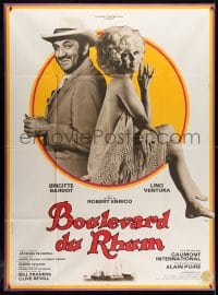 1j893 RUM RUNNERS style B French 1p 1971 Boulevard du rhum, sexy Brigitte Bardot & Lino Ventura!