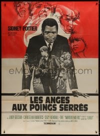 1j961 TO SIR, WITH LOVE French 1p 1968 art of Sidney Poitier by Georges Kerfyser, James Clavell!