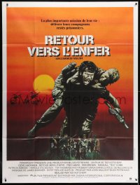 1j971 UNCOMMON VALOR French 1p 1984 Gene Hackman, Fred Ward, Vietnam War, Jouineau Bourduge art!