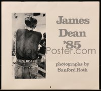 1j283 JAMES DEAN calendar 1985 each month has a different portrait by Sanford Roth!