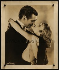 1j005 AFTER OFFICE HOURS 14x17 still 1935 c/u of sexy Constance Bennett hugging Clark Gable!