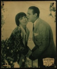 1j029 OH KAY jumbo LC 1928 c/u of Colleen Moore smiling as Lawrence Gray kisses her on the cheek!