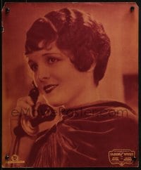 1j030 SAILORS' WIVES jumbo LC 1928 super close up of sexy Mary Astor talking on telephone!