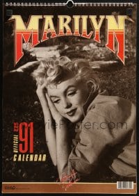 1j287 MARILYN MONROE English calendar 1991 a different sexy image of her for each month!